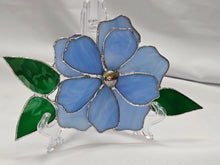 Stained Glass Blue Flower