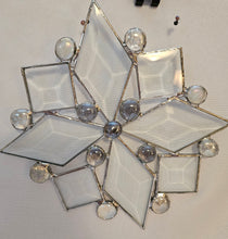 Stained Glass - Purple Beaded Snowflake