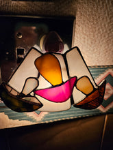 Stained Glass - Three Mushroom Night Light