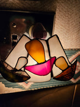 Stained Glass - Three Mushroom Night Light