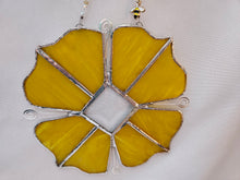 Stained Glass - Art Deco Yellow Flower